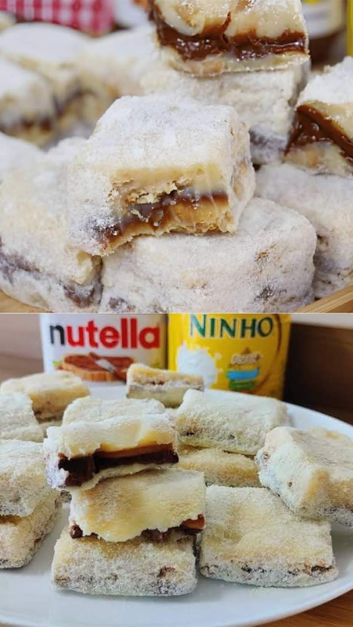 Palha Italiana De Leite Ninho Nutella Receitinha Perfeita Pra