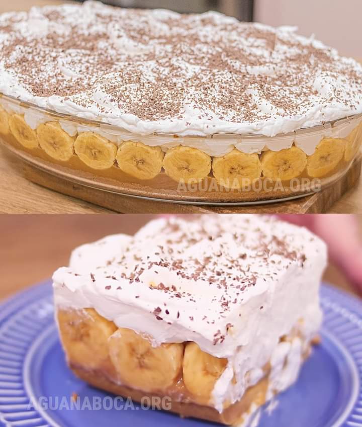 Banoffee Na Travessa Uma Torta Deliciosa Feita Com Poucos Ingredientes E Perfeita Para A 